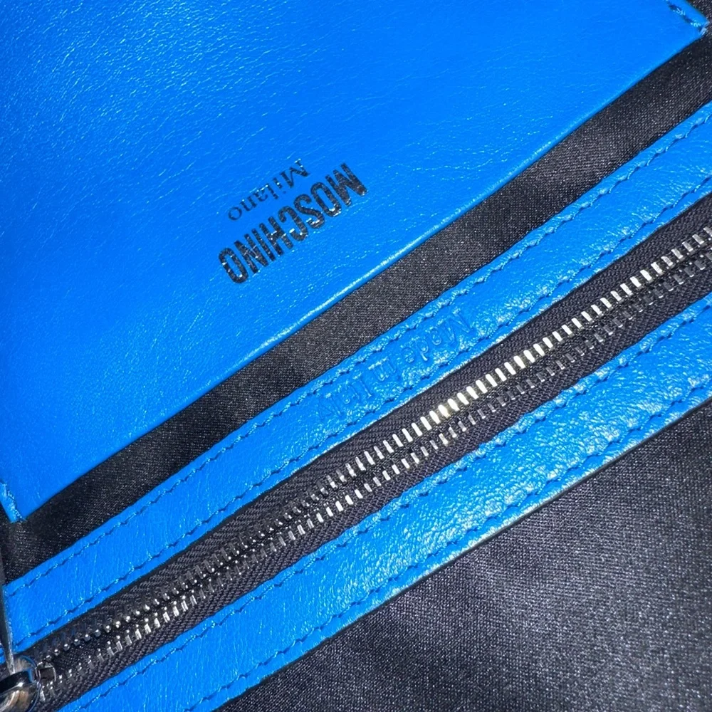 Authentic Moschino Blue Graphic 